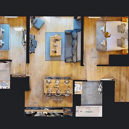 아파트 New - South-facing Terrace, Parking, 300 M Slopes *